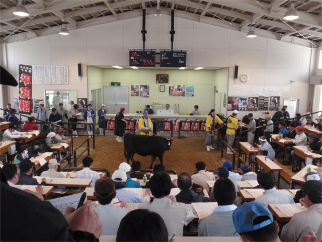 子牛市場 べこ飼い 伊藤 山形県米沢市の米沢牛生産農家